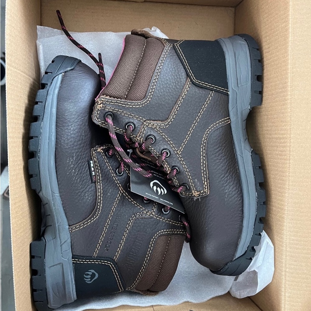 Steel toed boots